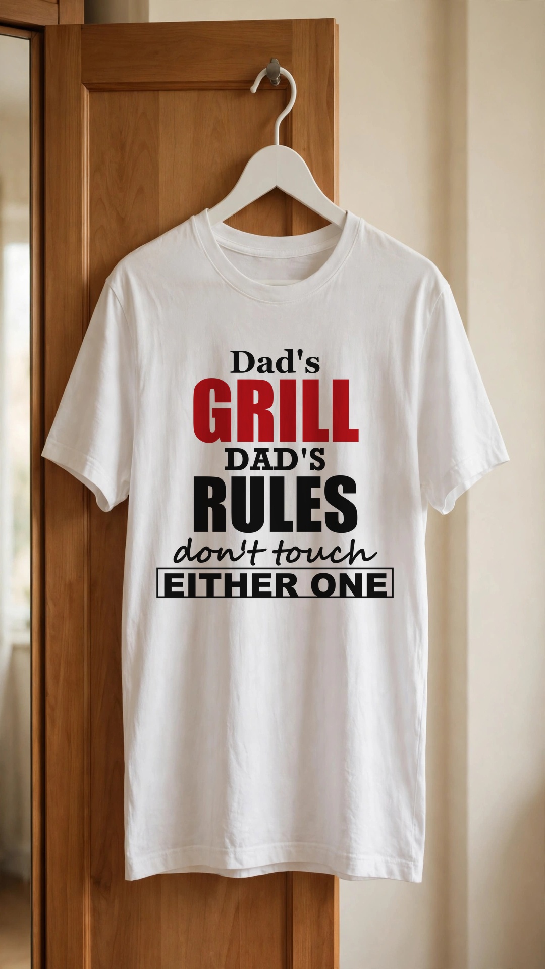 Dad's Grill Dad's Rules don't touch Either One