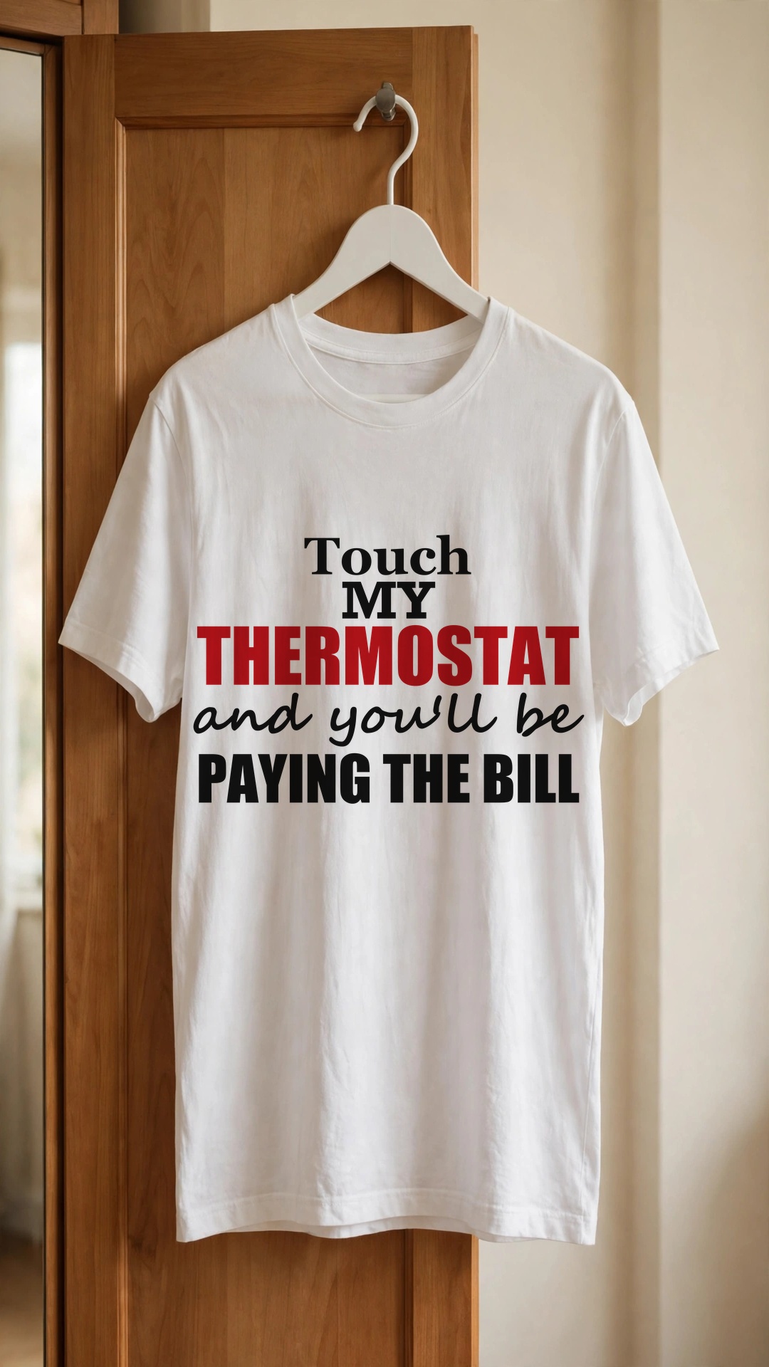 Touch my Thermostat and you'll be Paying The Bill